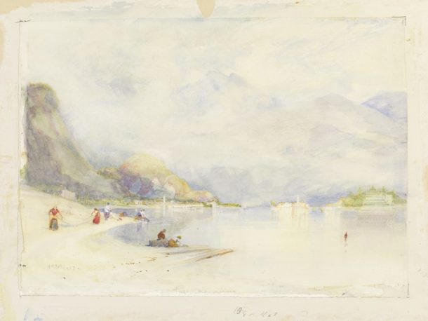 'Lago Maggiore from Stresa' by Sir Alfred East