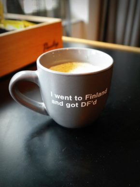 Coffee Mug at Aalto University's Design Factory. Image © Roxanne Ravenhill, 2015