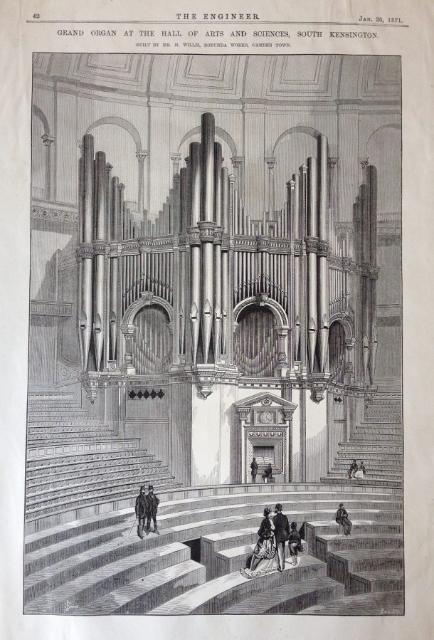 Grand Organ at the Hall of Sciences and Arts