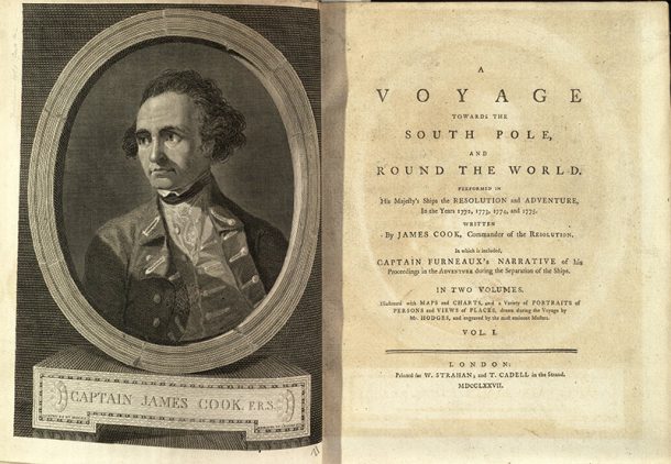 Frontispiece to A Voyage towards the South Pole and round the world