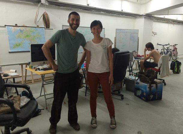 Cesar Harada and Fiona Ching at MakerBay