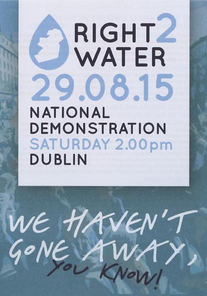 Right2Water flyer, 29 August 2015, (image courtesy of Right 2 Water)