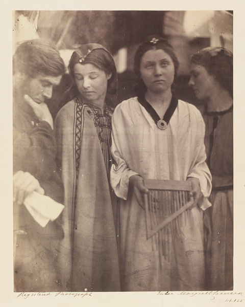 'Saint Cecilia after the manner of Raphael' by Julia Margaret Cameron. Photograph, 1864-5. Museum no. 45155. ©Victoria and Albert Museum, London