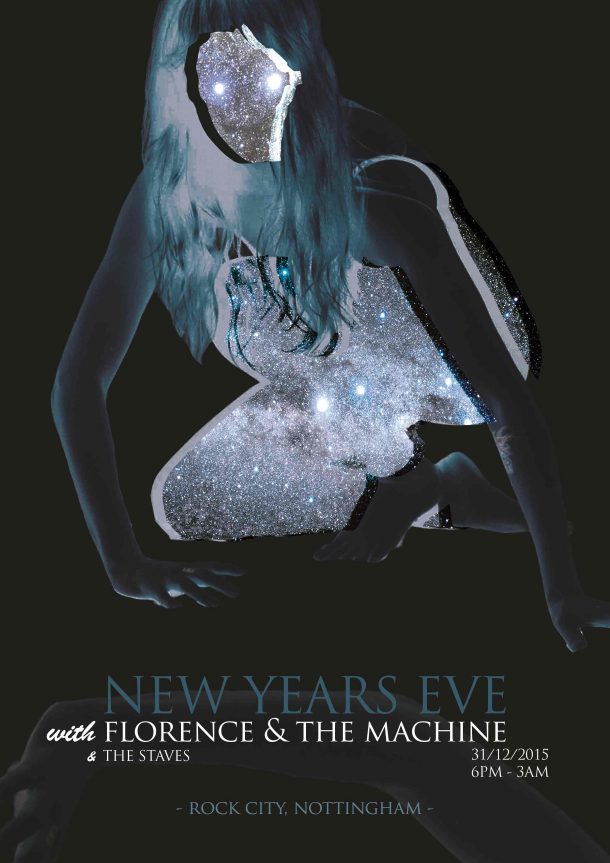 Florence and the Machine gig poster by Nic Gordon © Victoria and Albert Museum, London