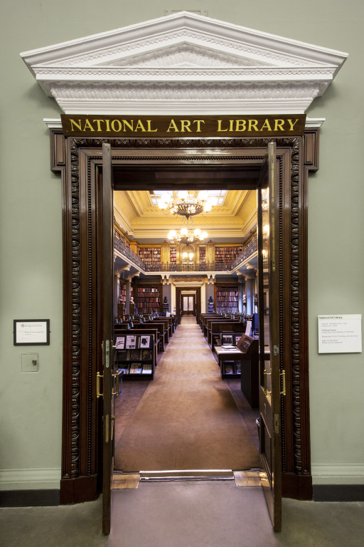 Entrance to The National Art Library