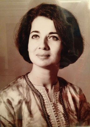 Portrait of Naima Bennis, 1960s, from a photograph in the collection of her daughter, Mouna Lotfi © Angela Jansen