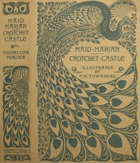 A.A. Turbayne. Dust jacket for Maid Marian and Crotchet Castle by Thomas Love Peacock. E.3223-1921. ©Victoria & Albert Museum, London