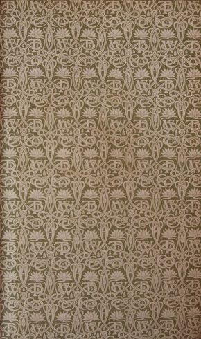 A.A. Turbayne. Endpaper for The cave dwellers of southern Tunisia, translated from the Danish of Daniel Bruun by L.A.E.B. Book, published London: W. Thacker & Co., 1898. NAL: 952-1898. ©Victoria & Albert Museum, London