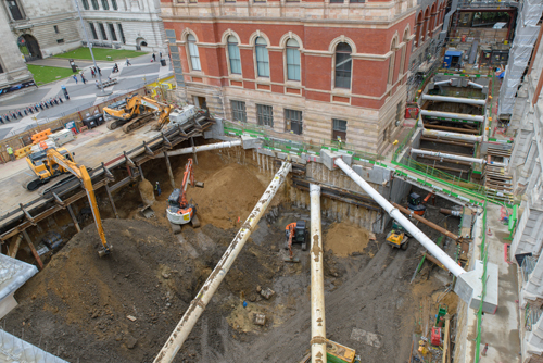 Construction progress - April 2015