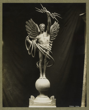 4500-1938 Photograph of the sculpture 'Electricity' by Evelyn Beatrice Longman Photograph