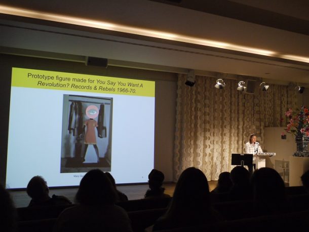 Lara Flecker speaks at the Rijksmuseum conference