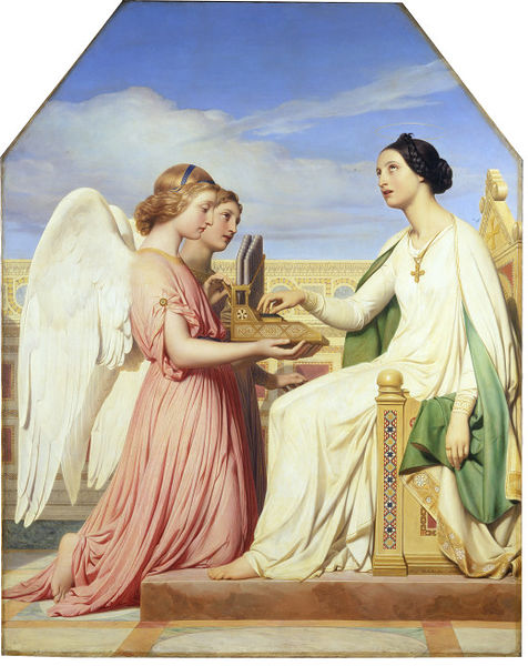 St Cecilia and the Angels, by Paul Delaroche