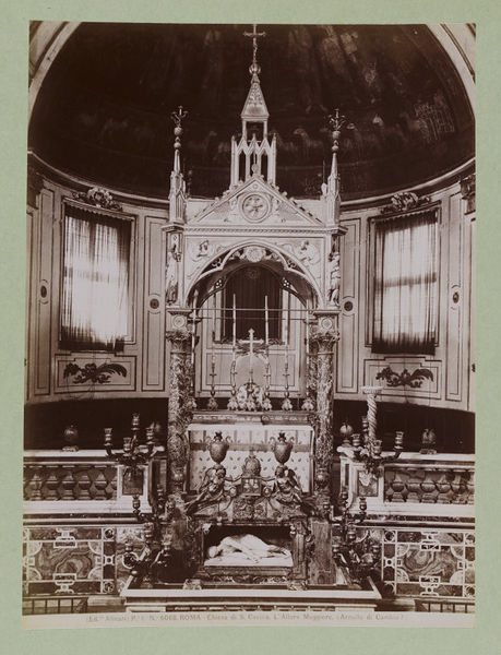 High Altar of the Church of S. Cecilia, Rome 