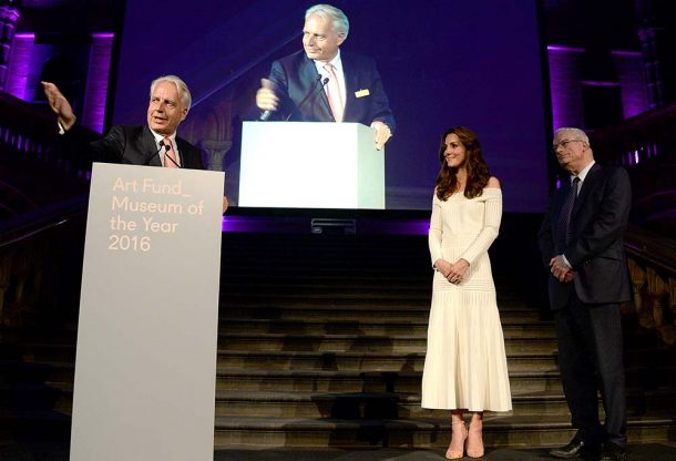 HRH, Duchess of Cambridge, Art Fund, Award, winner, 2016, prize