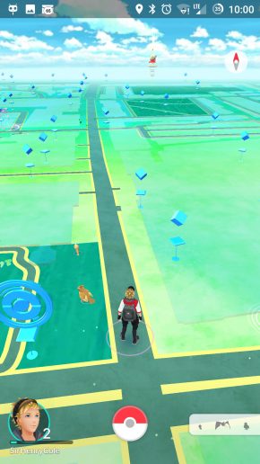 Exhibition Road & V&A map in Pokemon Go