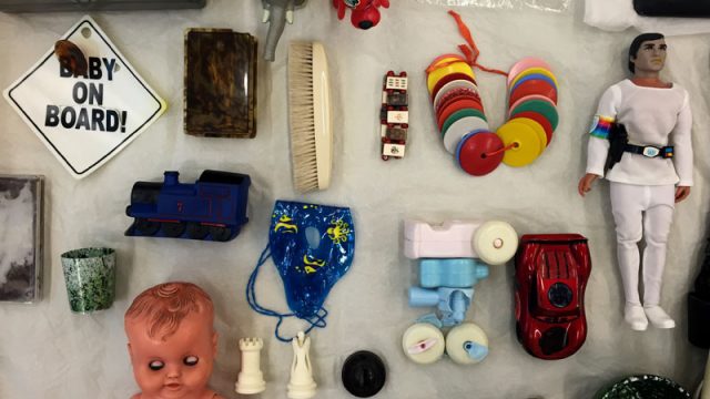 Part of the ‘Plastic Teaching Collection’ held in the Conservation Science Laboratory