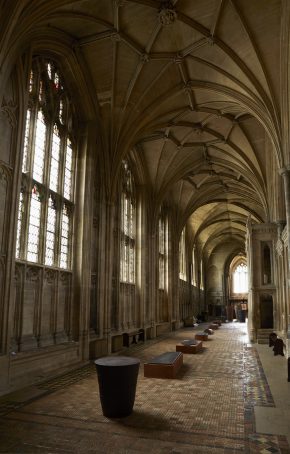 View of 'Quietus' at Winchester Cathedral, 2013 © Jan Baldwin/Julian Stair.