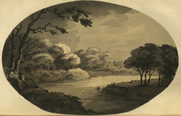 Samuel Alken after William Gilpin. Aquatint plate from: Gilpin, William. ‘Remarks on forest scenery, and other woodland views, (relative chiefly to picturesque beauty)' (London: printed for R. Blamire, 1791). NAL: 38041800769044