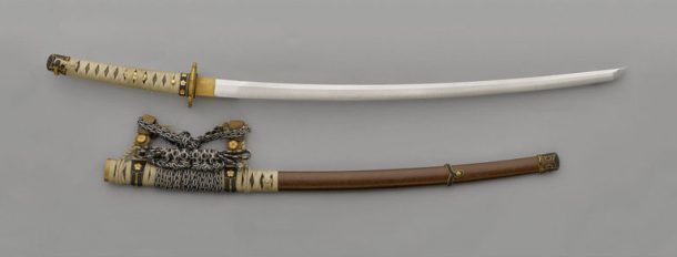 Japanese long slung sword