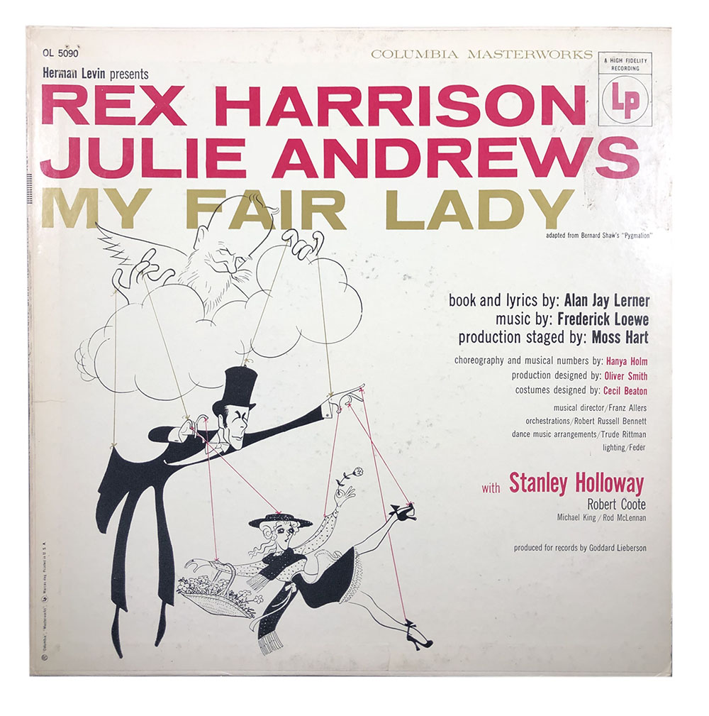 A record cover showing a series of puppet-like figures