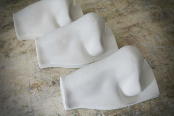 David Nose Plaster Casts by FeliceCalchi - plaster casts & sculptures, Rome. Image, Andrea Felice 2017.