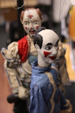 Tiller Clowes Troop puppets