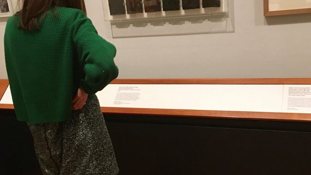 An editor looks at the interpretation material in the museum