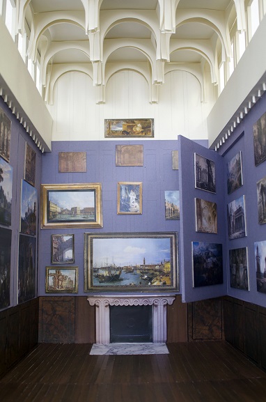 Fig 3: Bryony Denis and Andreas Hellum, Model of Picture Room at Sir John Soane's Museum. Kingston School of Art, Department of Architecture and Landscape, BA Studio F.