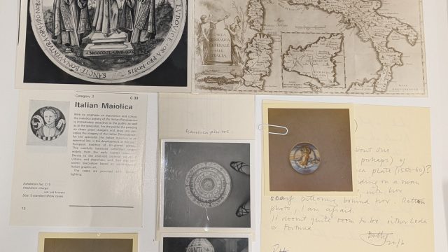 Written correspondence and photographs from the Curators' Lives Archive.