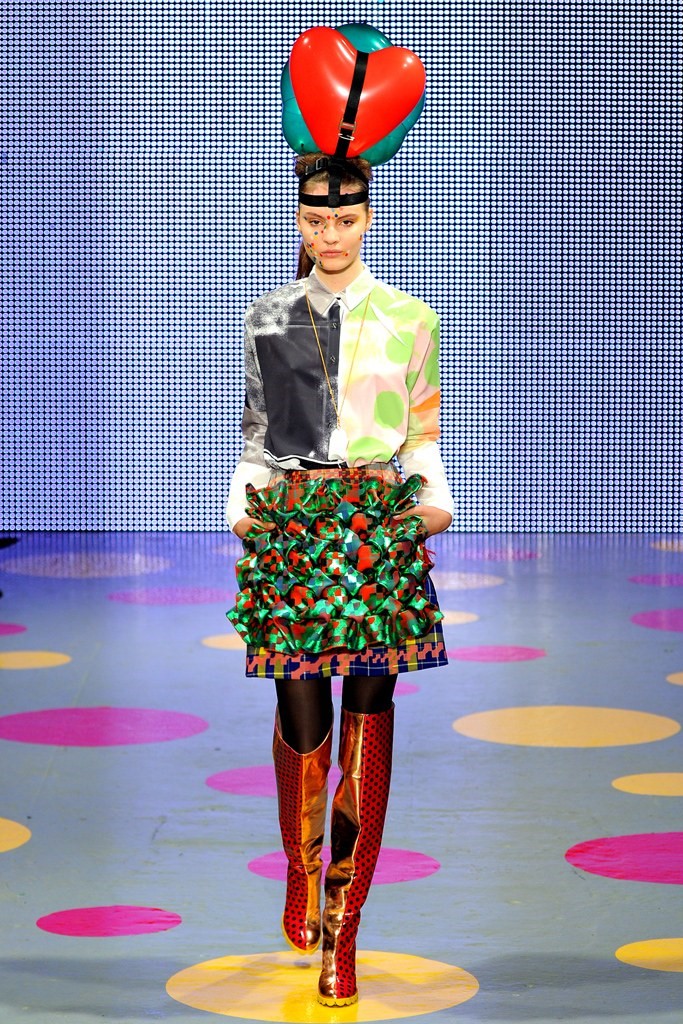 Model wearing Louise Gray designs