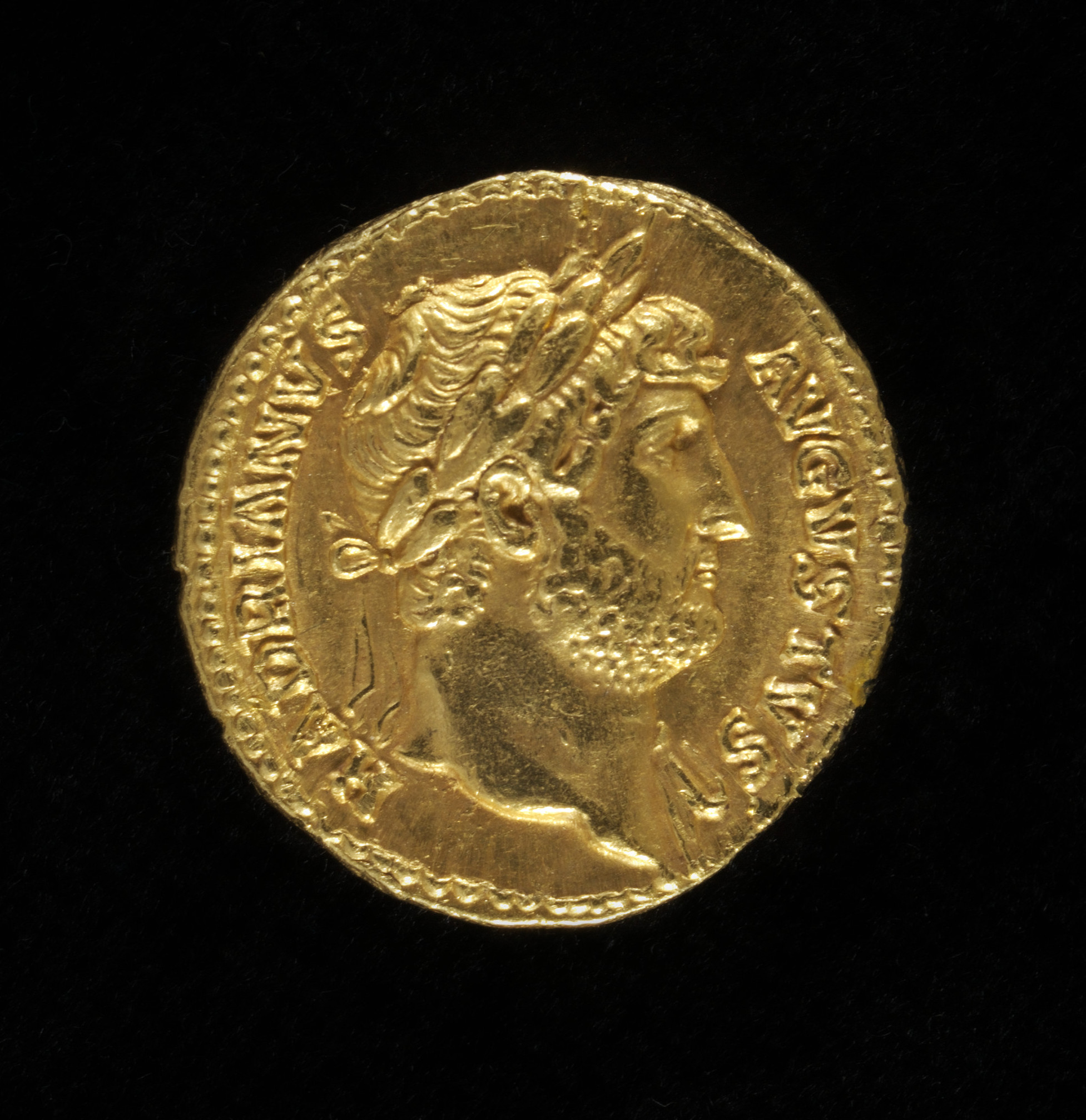 Aureus coin of Emperor Hadrian