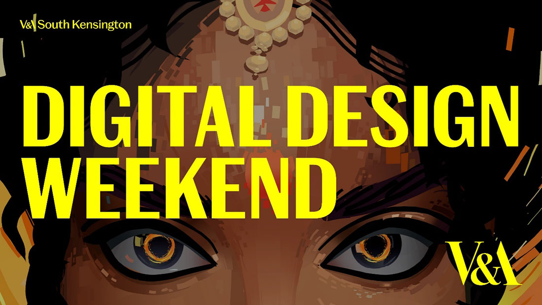 Flyer for the Digital Design Weekend 2023