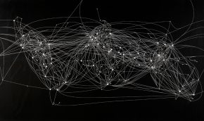 Print, 'Air Routes of the World (Night