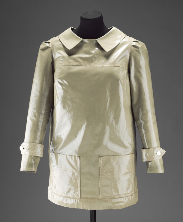 PVC raincoat, Mary Quant, 1964, UK. Museum no. T.3-2013. © Victoria and Albert Museum, London. 