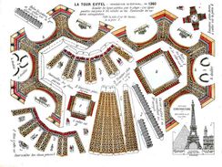 La Tour Eiffel paper model