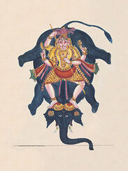 Shiva as the slayer of the elephant demon
