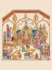Coronation of Rama and Sita