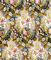 Golden brown chintz textile design