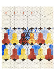Design for mosaic pavement, unfinished pattern