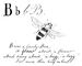 B was a lovely bee