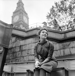 Connie Francis on Riverboat promotion trip