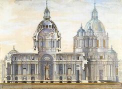 Design for a church for the Order of The Holy Ghost