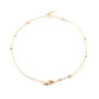 Petite cotton pearl necklace by Anq