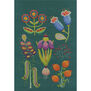 Garden botanical cross stitch kit by Emily Peacock