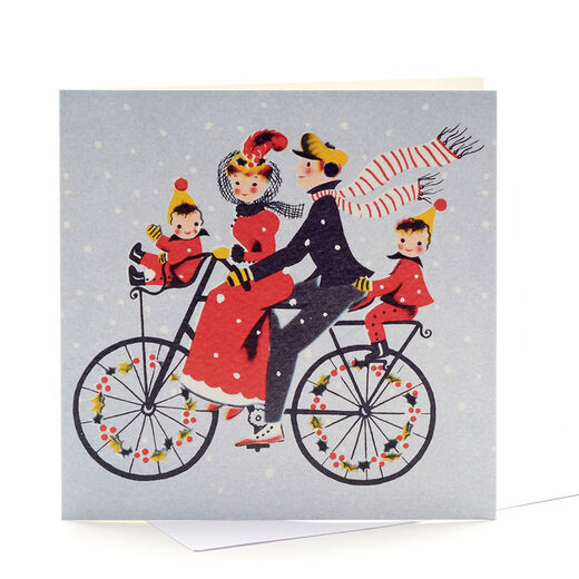 V&A Christmas cards – Christmas bike ride (pack of 8)