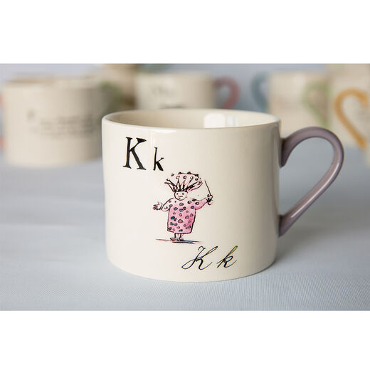 Edward Lear alphabet mug - K