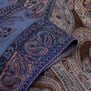 Blue paisley scarf