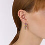 Giverny waterlily drop earrings by Michael Michaud