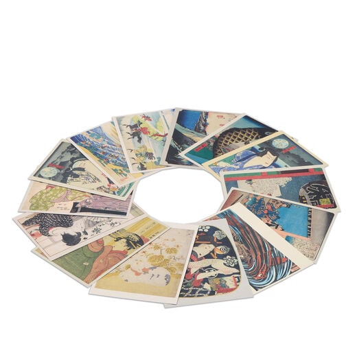 Japanese Woodblock Prints: 100 postcards