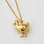 Dodo pendant necklace by Alex Monroe